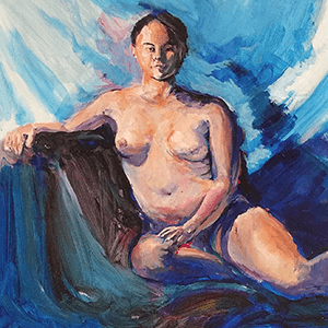 Reclined Asian Nude